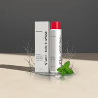 Premium stain-removal mouthwash product image